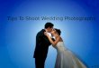 Wedding photography tips