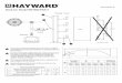 Deck Jet Model WFJ500 PAK 4 - Hayward · PDF fileDeck Jet Model WFJ500 PAK 4 ISWFJ100 REV B ... consistency between deck jet feedlines in multiple jet systems. Build feed lines of
