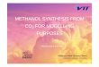 METHANOL SYNTHESIS FROM CO2 FOR MODELLING PURPOSES