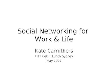 Social Networking & Your Career