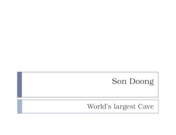 World’s largest cave