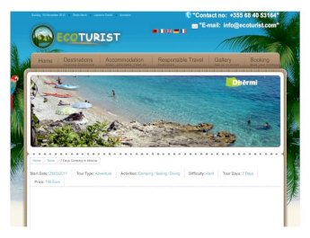 Ecoturist   7 days camping in albania